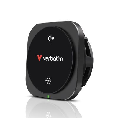 6. Verbatim Charge 'n' Drive Qi2 Smartfon Czarny USB Bezprzewodowe ładowanie Szybkie ładowanie Automatyczna