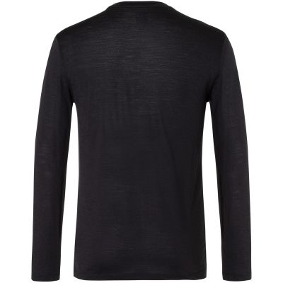 Koszulka z długim rękawem męska SUPER.NATURAL M 2 Pitch LS czarna