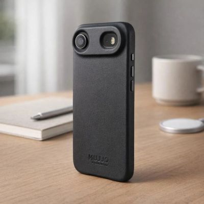 8. Mujjo MUJJO-CL-065-BS pokrowiec na telefon komórkowy 16,5 cm (6.5") Bazalt