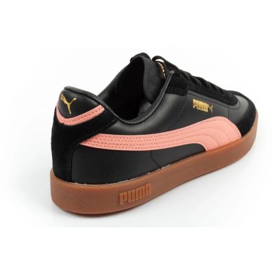 4. Puma buty damskie sportowe CLub II Era sneakersy czarne modne skóra