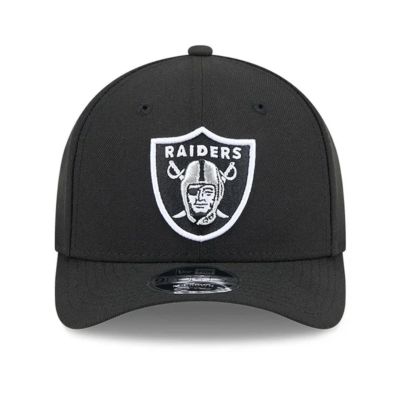 2. Czapka z daszkiem New Era 9FORTY NFL Las Vegas Raiders Team M-Crown Black - 60691819