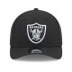 2. Czapka z daszkiem New Era 9FORTY NFL Las Vegas Raiders Team M-Crown Black - 60691819