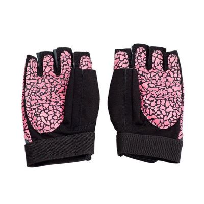 15. Rękawice na siłownię Pink/Gray W HMS RST03 r.L