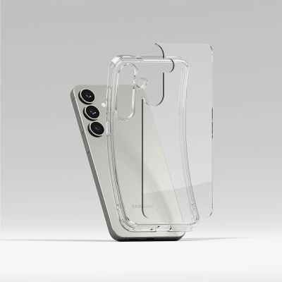 4. Etui Ringke Fusion na Samsung Galaxy S25+ - przezroczysty