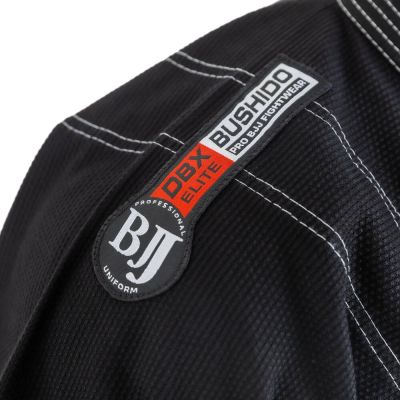 31. Kimono / GI do treningu BJJ - Czarne DBX ELITE A0 + PAS A0