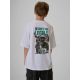 2. T-shirt regular z nadrukiem chłopięcy 4F 4FJKAW26TTSHM4457-10S