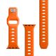 14. Pasek silikonowy 3mk Silicone Watch Strap do Apple Watch 38 / 40 / 41 mm - pomarańczowy