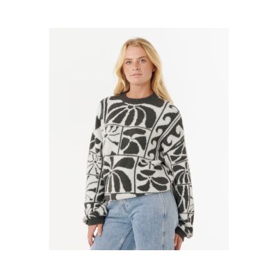 2. Sweter RIP CURL AOTS-TY WILLIAMS JACQUARD CREW czarny