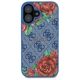 3. Etui Guess 4G Flowers Print MagSafe na iPhone 16 6.1" - niebieskie