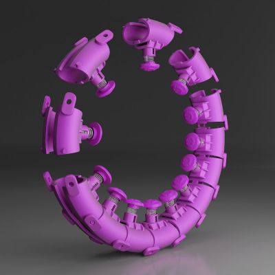 12. ZESTAW HULA HOP HHW12 VIOLET Z WYPUSTKAMI I OBCIĄŻNIKIEM HMS + PAS BR163 BLACK PLUS SIZE