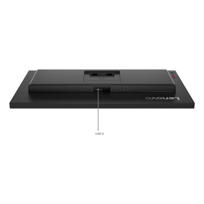 7. Monitor Lenovo ThinkVision P24q-40, 23,8", Systemy ochrony przed włamaniem (IPS), proporcje 16:9, 120 Hz, 4 ms, 2560x1440, 300 cd/m2, HDMI: 1, Krucza czerń, Gwarancja 36 miesięcy