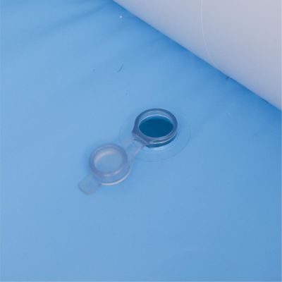 25. BASEN DMUCHANY RODZINNY PROSTOKĄTNY 2- PIERŚCIENIOWY TĘCZA 195x140x47CM 51470