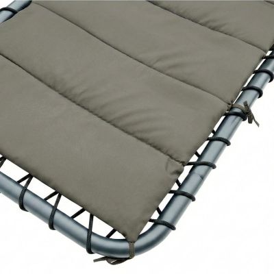 20. HUŚTAWKA FOTEL BUJANY Z PARASOLEM LIZBONA CIEMNO SZARA