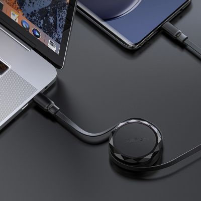 5. Kabel Acefast C13-03 USB-C - USB-C 60W zwijany - czarny