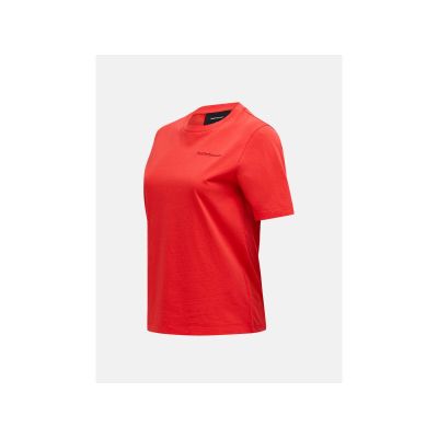 2. Koszulka PEAK PERFORMANCE Original Small Logo Tee Women czerwony