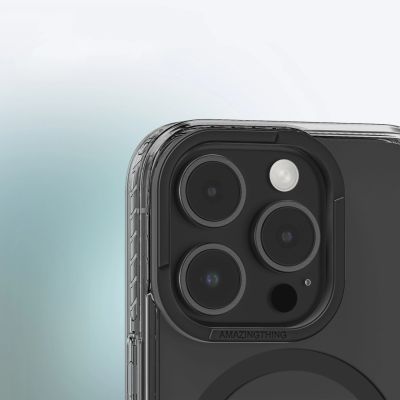 11. Etui silikonowe AMAZINGTHING Titan Pro Mag Case z pierścieniem magnetycznym do iPhone 16 Pro - czarne