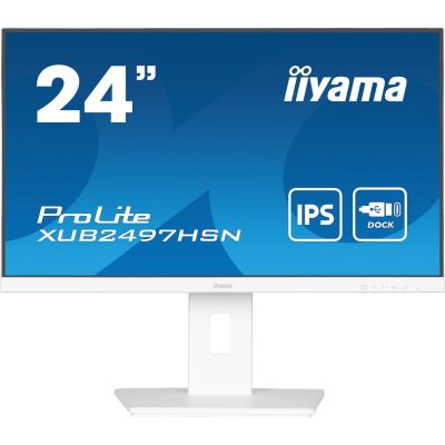 2. Monitor LCD 23,8" iiyama ProLite XUB2497HSN-W2 60,5cm 1920x1080px Full HD LED Biały