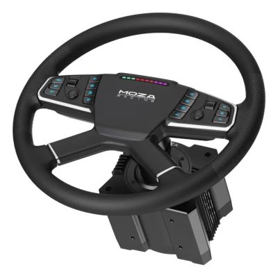 5. Moza Racing TSW Truck Wheel Czarny Kierownica PC