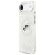 2. Etui Karl Lagerfeld IML Glitter Karl&Choupette Heads Logo MagSafe do iPhone Air - szare