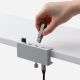 4. Hub Orico MH4PC montowany na zacisk USB-C / 3x USB-A 3.0 + 1x USB-C 3.0 - srebrny