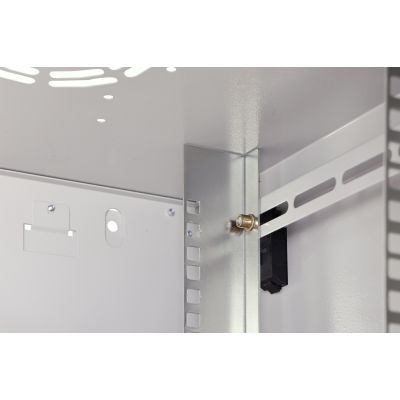 19. Digitus Szafa sieciowa wisząca DYNAmic 19" 16U rack 600x450, drzwi szyba, szary, niedzielona, złożona, 60kg