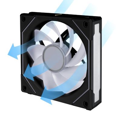5. Lian Li UNI FAN SL-INF 120 ARGB Wentylator PWM z odwróconym ostrzem - 120mm