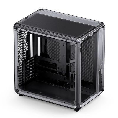 43. Jonsbo X400 PC-Gehäuse, Midi-Tower, ATX, Tempered Glass - grau