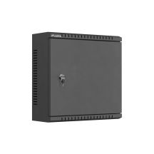 LANBERG SZAFA INSTALACYJNA TPR 10" Z PŁYTĄ MESH 340X340X140 CZARNA (ZŁOŻONA)
