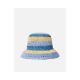 2. Kapelusz damski RIP CURL Crochet Bucket Hat niebieski