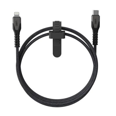 Kabel Urban Armor Gear Kevlar - 1,5 m - Błyskawica - USB C - Męski - Męski - Szary