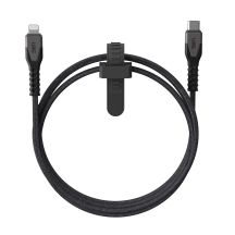 Kabel Urban Armor Gear Kevlar - 1,5 m - Błyskawica - USB C - Męski - Męski - Szary