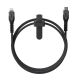 Kabel Urban Armor Gear Kevlar - 1,5 m - Błyskawica - USB C - Męski - Męski - Szary
