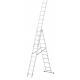 AWTOOLS Drabina aluminiowa 3x14 stopni 150kg adaptacja na schody