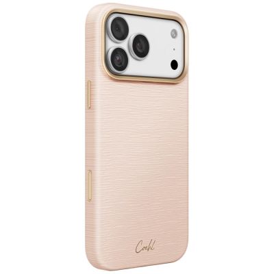 2. Etui UNIQ Coehl Mirelle Magnetic Charging na iPhone 18 Pro Max / 17 Pro Max - różowe