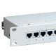 6. Patchpanel Equip CAT6 24 Port lightgrey 19 cali (1HE)