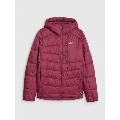 5. Kurtka puchowa trekkingowa z wypełnieniem Primaloft Silver damska 4F 4FRAW25TDJAF0792-60S