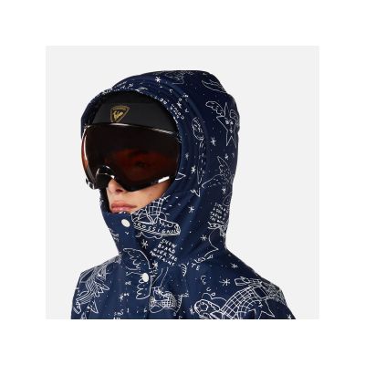 6. Kurtka narciarska damska ROSSIGNOL W JCC SUBLIM JKT granatowa