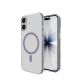 4. Etui Puro Lite Mag TPU+PC kompatybilne z MagSafe na iPhone 17 - przezroczyste z różowym pierścieniem