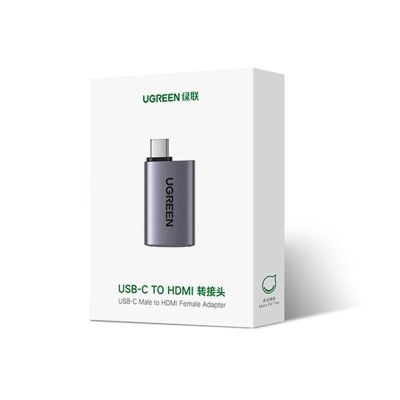 13. Adapter USB-C HDMI Ugreen US320 - szary