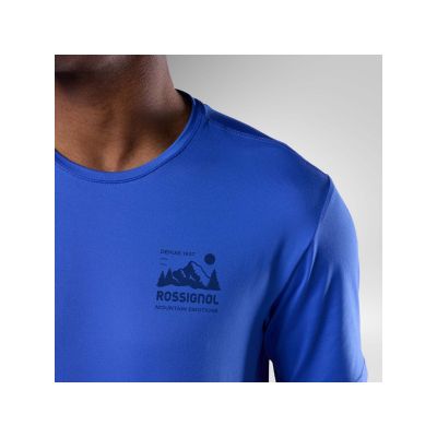 5. Koszulka męska ROSSIGNOL M Graphic Active Tee niebieska