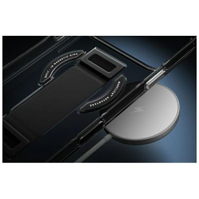 7. Etui UNIQ Heldro Air Magclick Charging na iPhone 18 Pro Max / 17 Pro Max - czarne