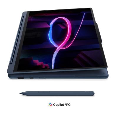 4. Lenovo Yoga 9i 2-in-1 Aura Edition 14IPH11 Ultra 7 355 14" 2.8K OLED  500nits Glossy 32GB LPDDR5X-7467 SSD512 Intel Graphics WiFi7+BT Cam5.0MP + IR 70Wh Win11 Cosmic Blue
