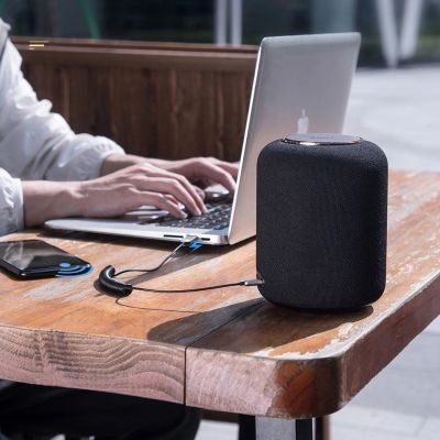 15. Baseus BA01 odbiornik dźwięku Bluetooth 5.0 kabel adapter audio AUX jack czarny (CABA01-01)
