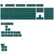 Glorious GPBT Podstawy, Układ ANSI (USA), PBT, Dye-Sub - Totem Green