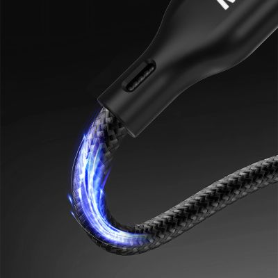 3. Ładowarka 2 w 1 Dudao A12MaxC PD60W do Apple Watch / USB-C 1,2m - czarna