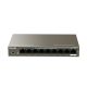 6. Tenda TEF1109P-8-102W łącza sieciowe Fast Ethernet (10/100) Obsługa PoE Metaliczny