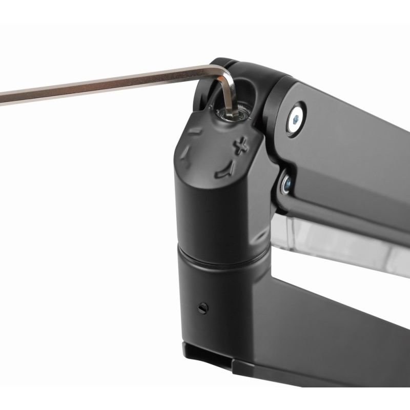 8. GEMBIRD BIURKOWE REGULOWANE RAMIĘ/UCHWYT NA 3 MONITORY 17-27, VESA 100X100MM, DO 6 KG