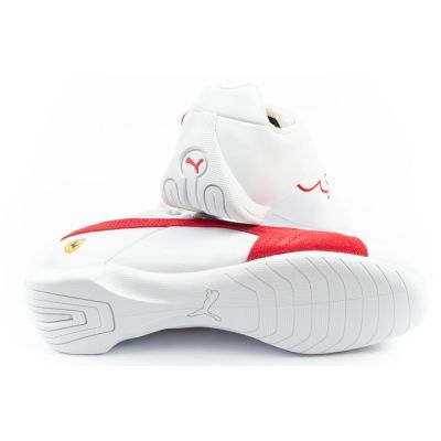 8. Puma buty męskie sportowe Ferrari Future Cat białe skóra naturalna modne