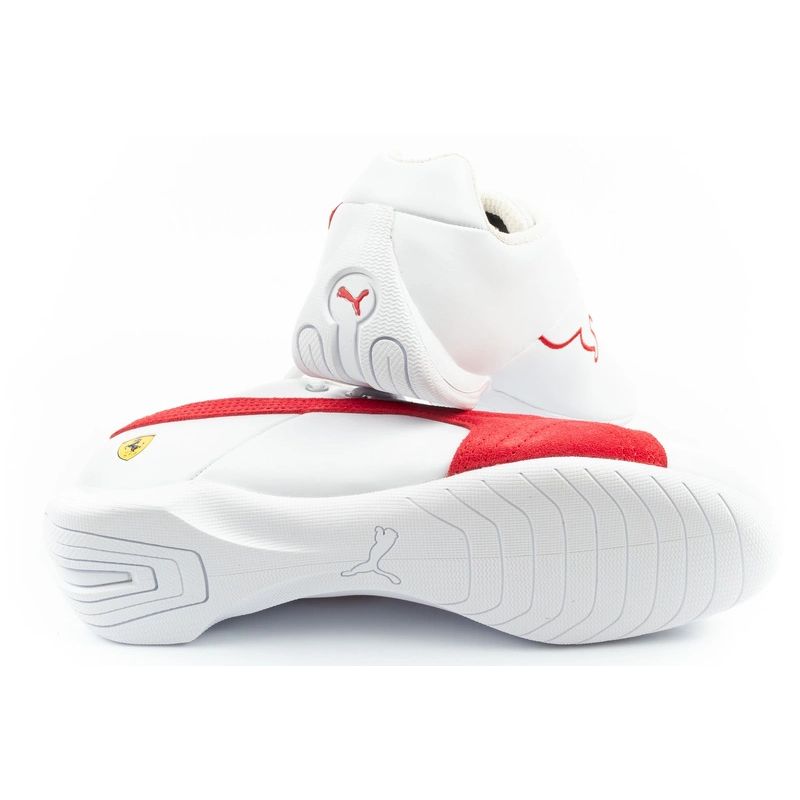 8. Puma buty męskie sportowe Ferrari Future Cat białe skóra naturalna modne