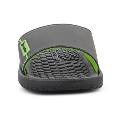 2. RIDER PUMP II SLIDE BLACK/GREEN/GREY 12424-BO154